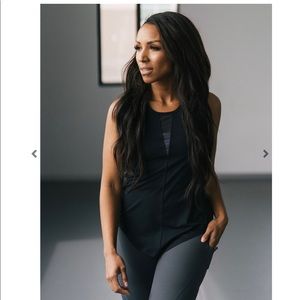 NWT Zyia Black Effortless Tank - Long